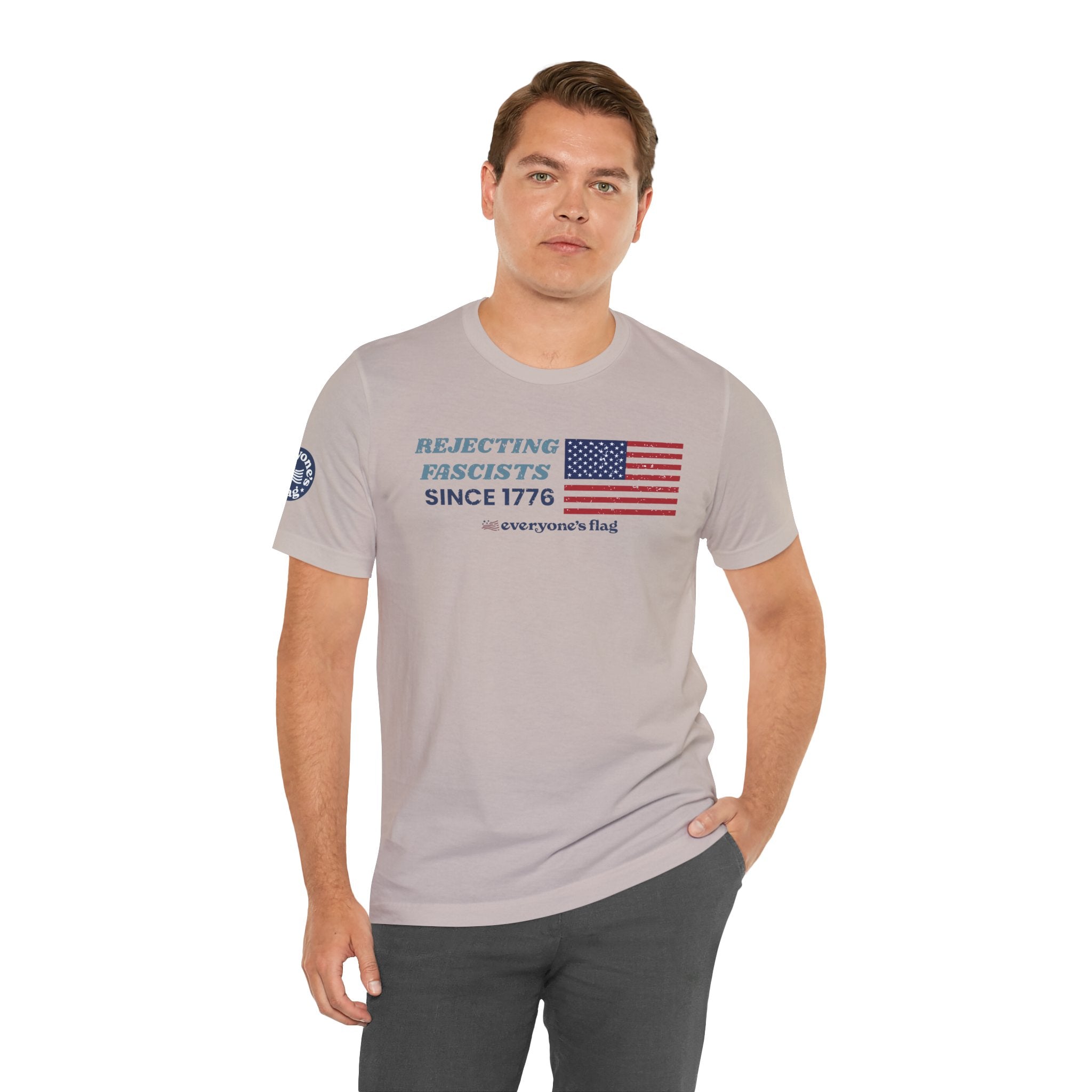 Rejecting Fascists 250 Years - Unisex Short Sleeve Tee