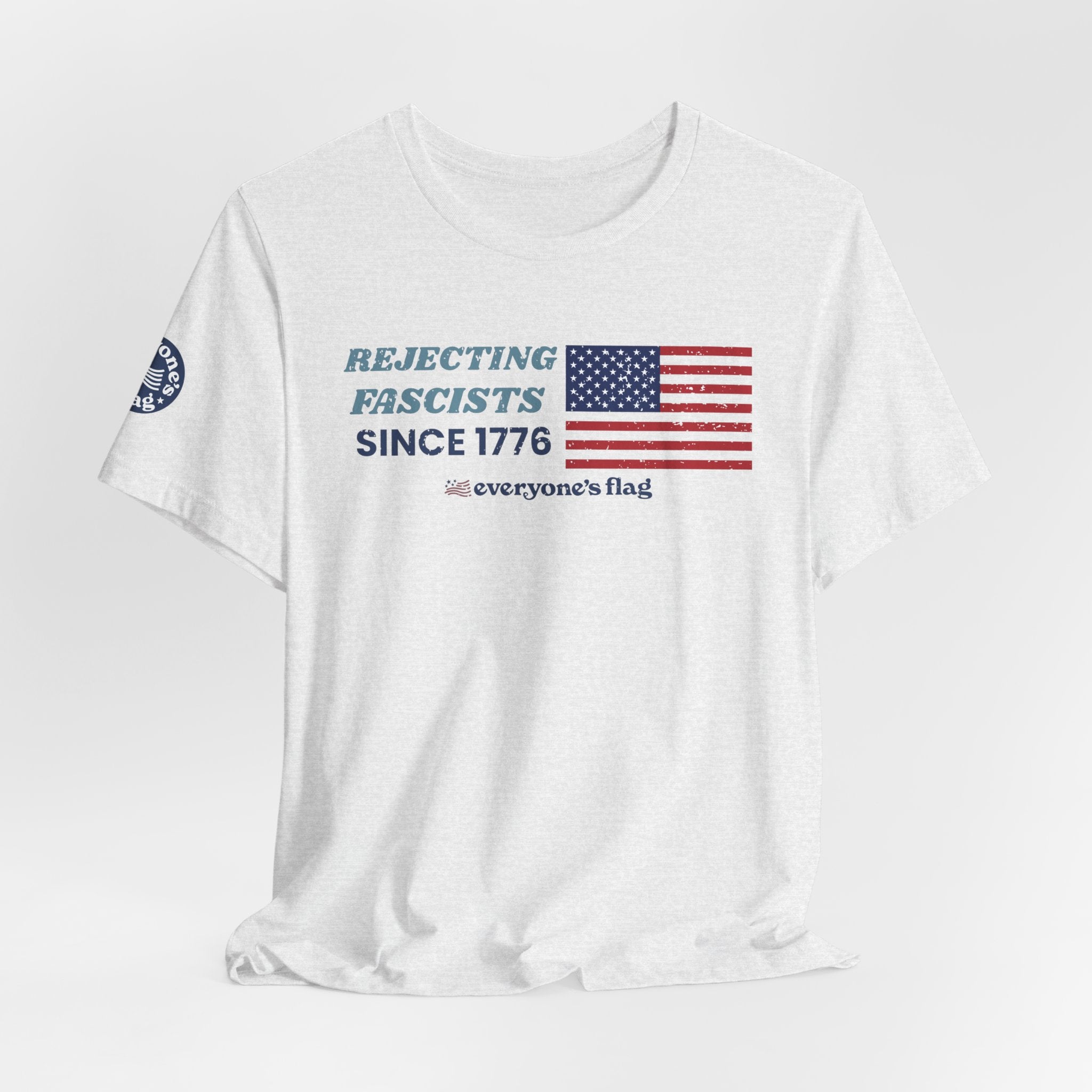 Rejecting Fascists 250 Years - Unisex Short Sleeve Tee