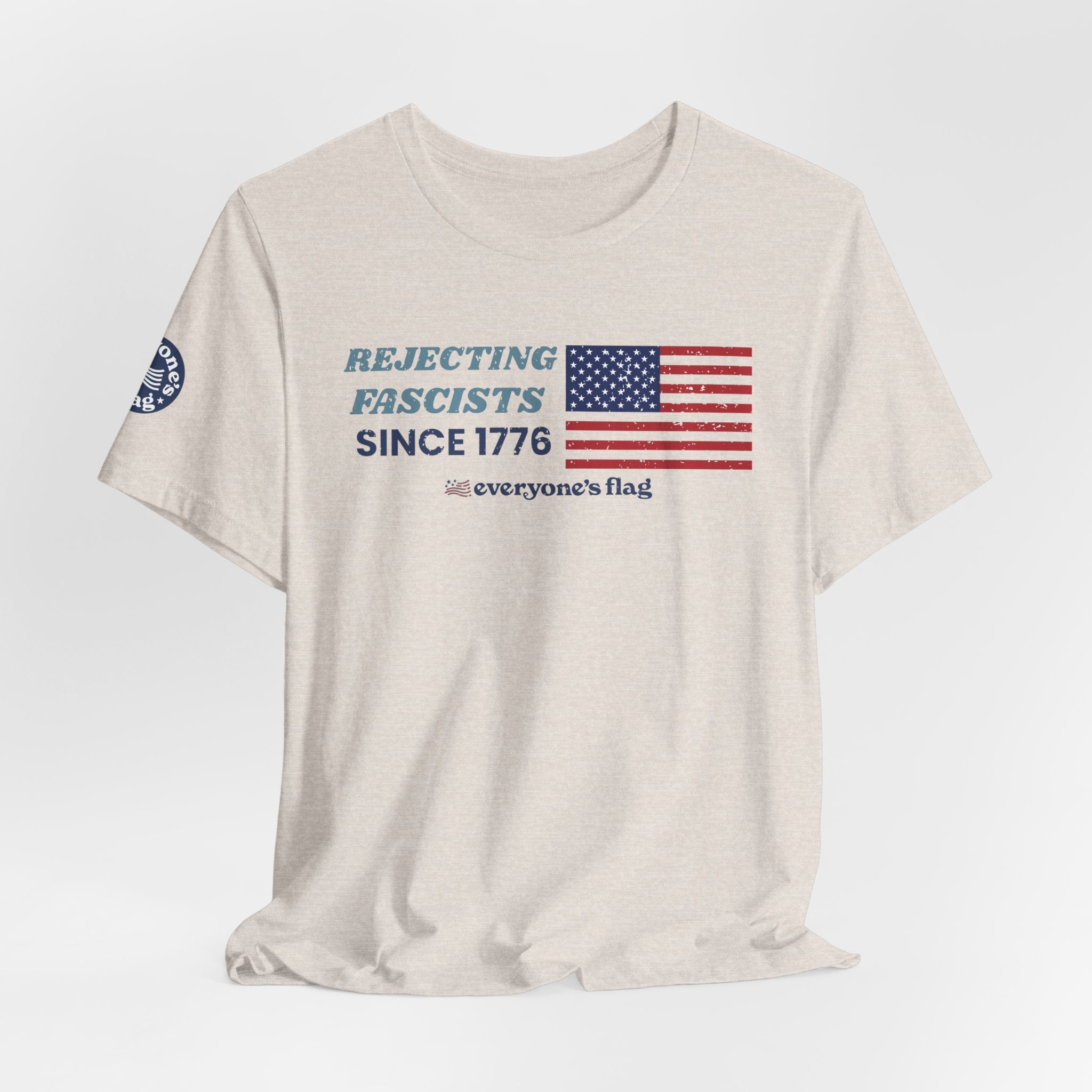 Rejecting Fascists 250 Years - Unisex Short Sleeve Tee