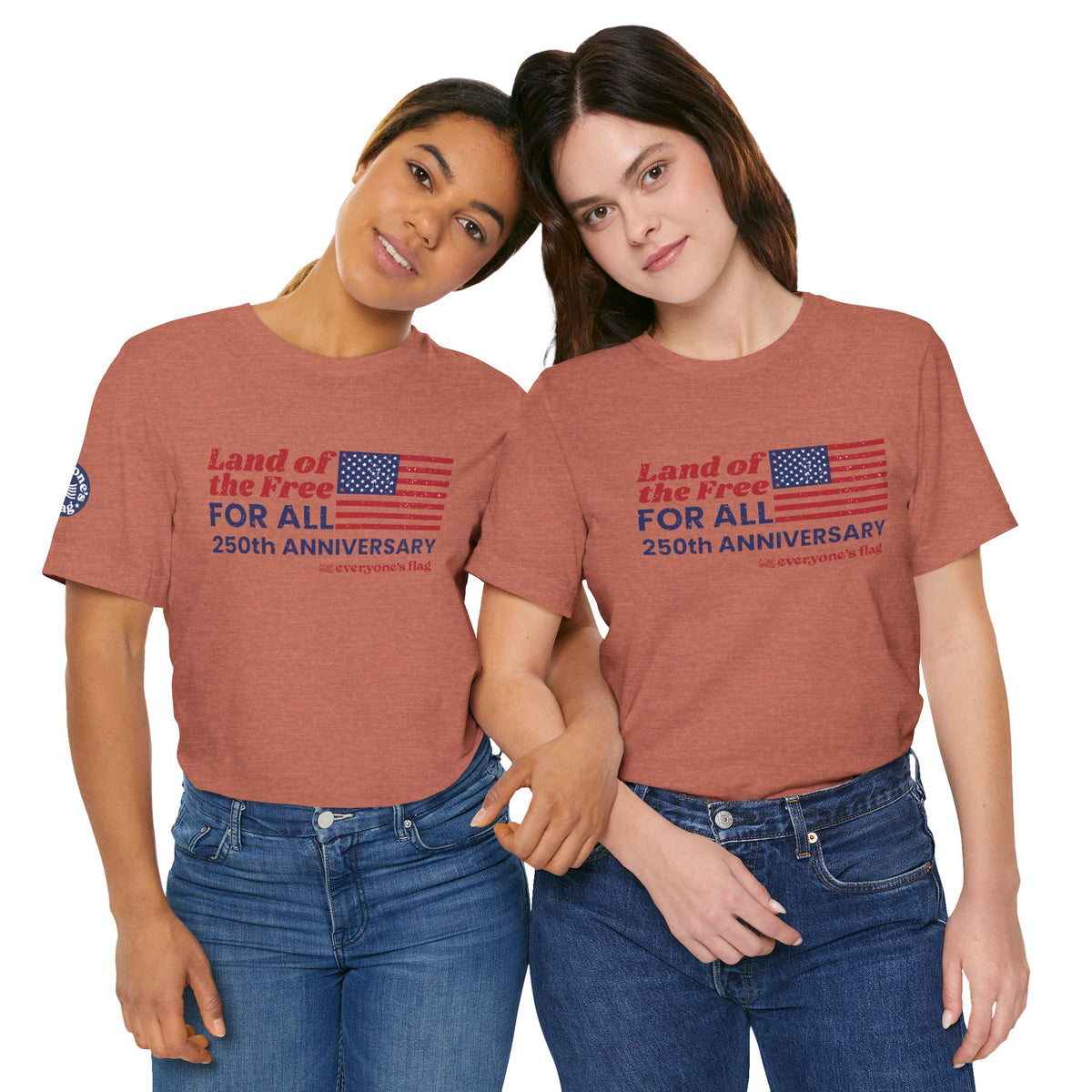 Land of the Free 250 Years Cotton Tee