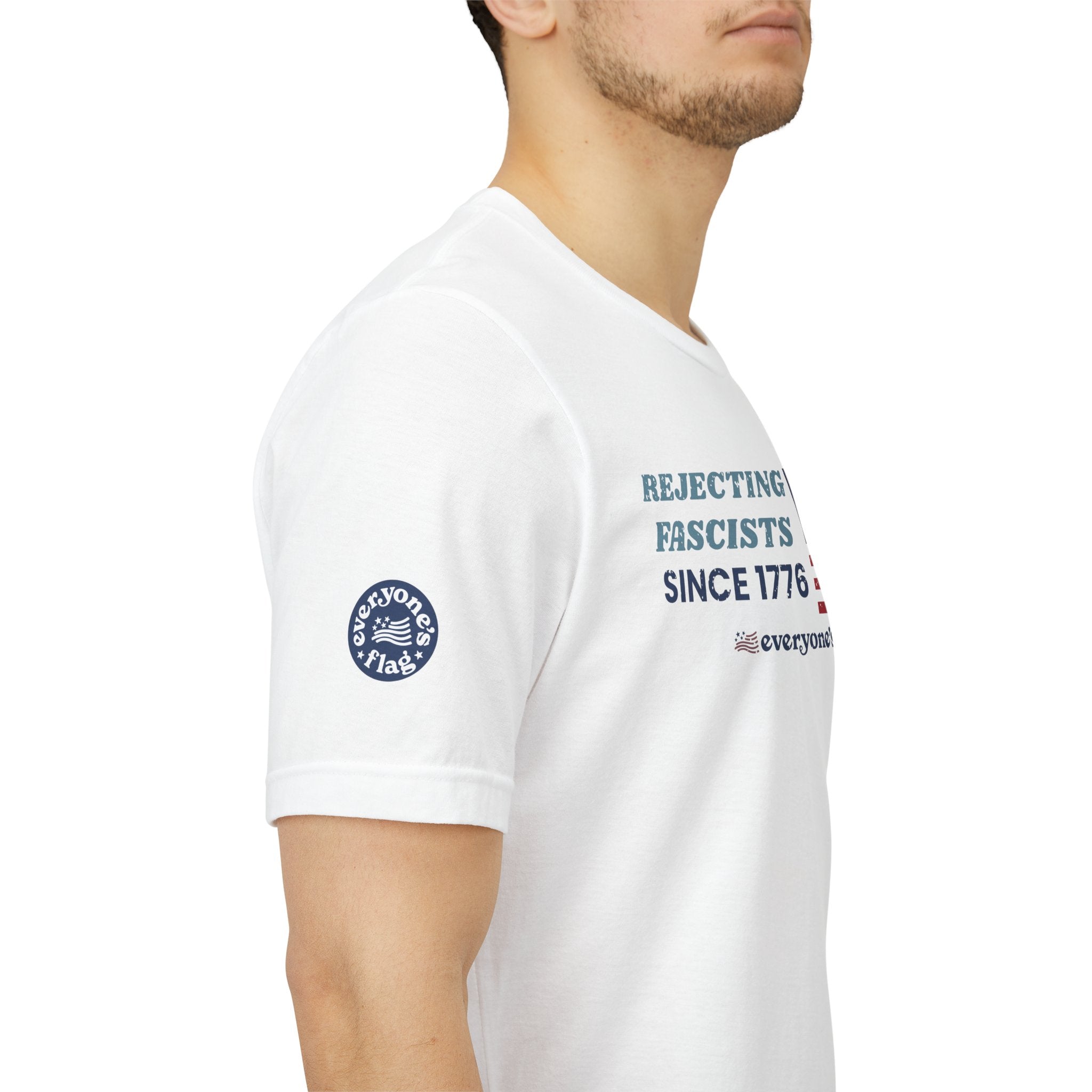 Rejecting Fascists 250 Years - Unisex Short Sleeve Tee