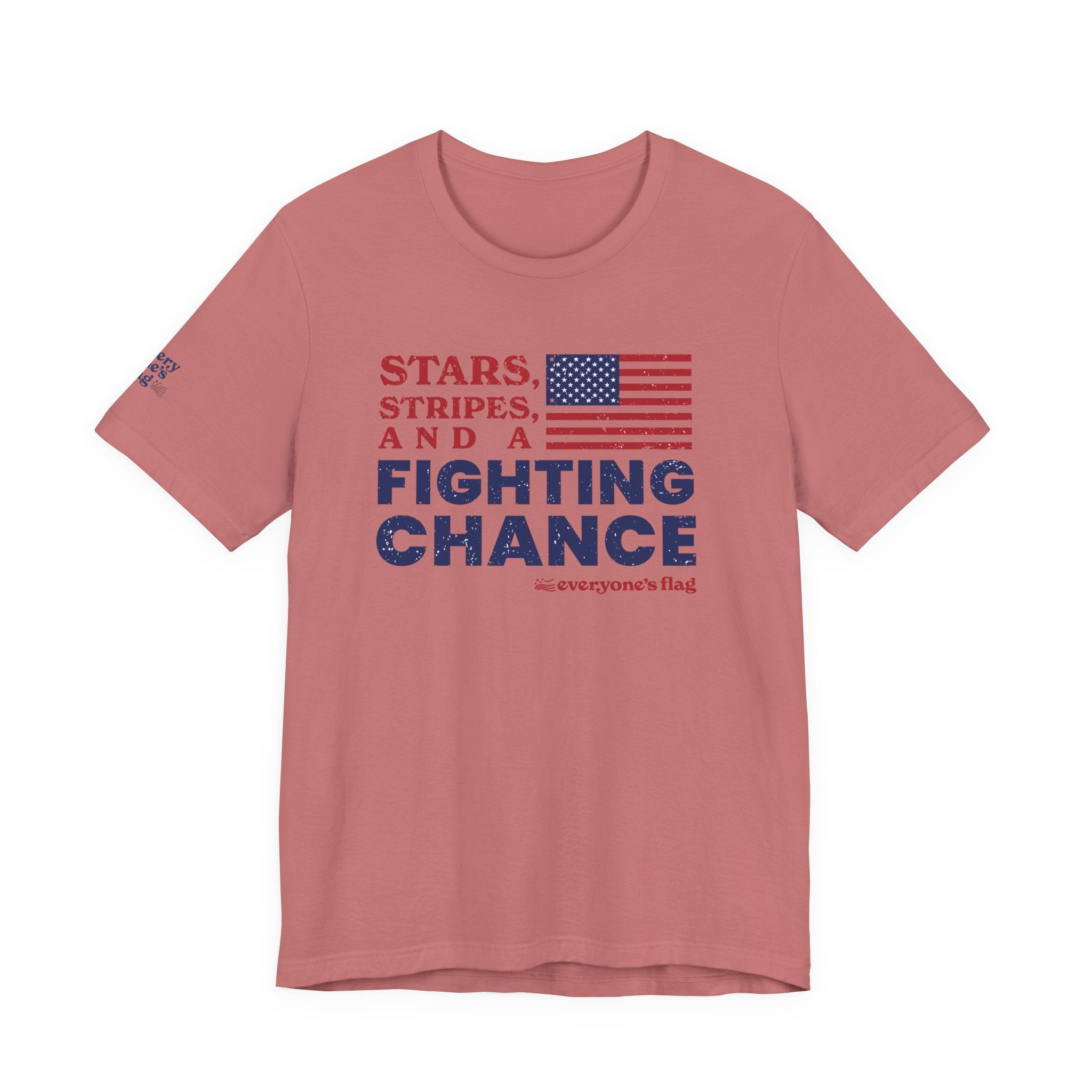 Fighting Chance Unisex Jersey Short Sleeve Tee - White