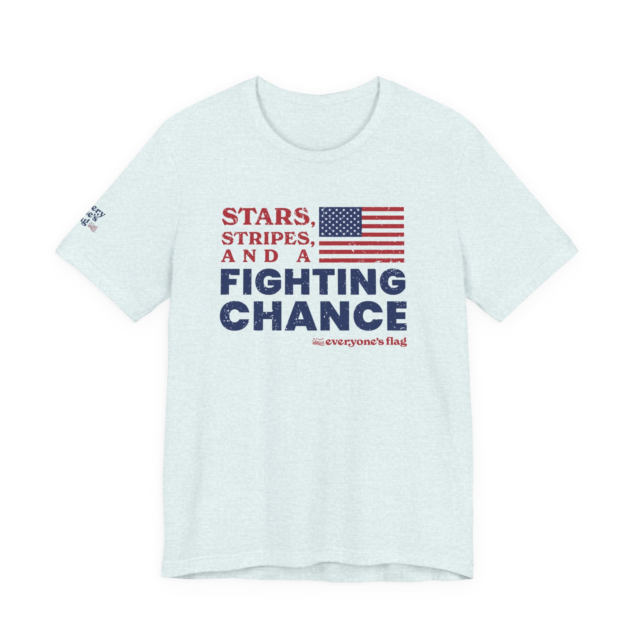 Fighting Chance Unisex Jersey Short Sleeve Tee - White