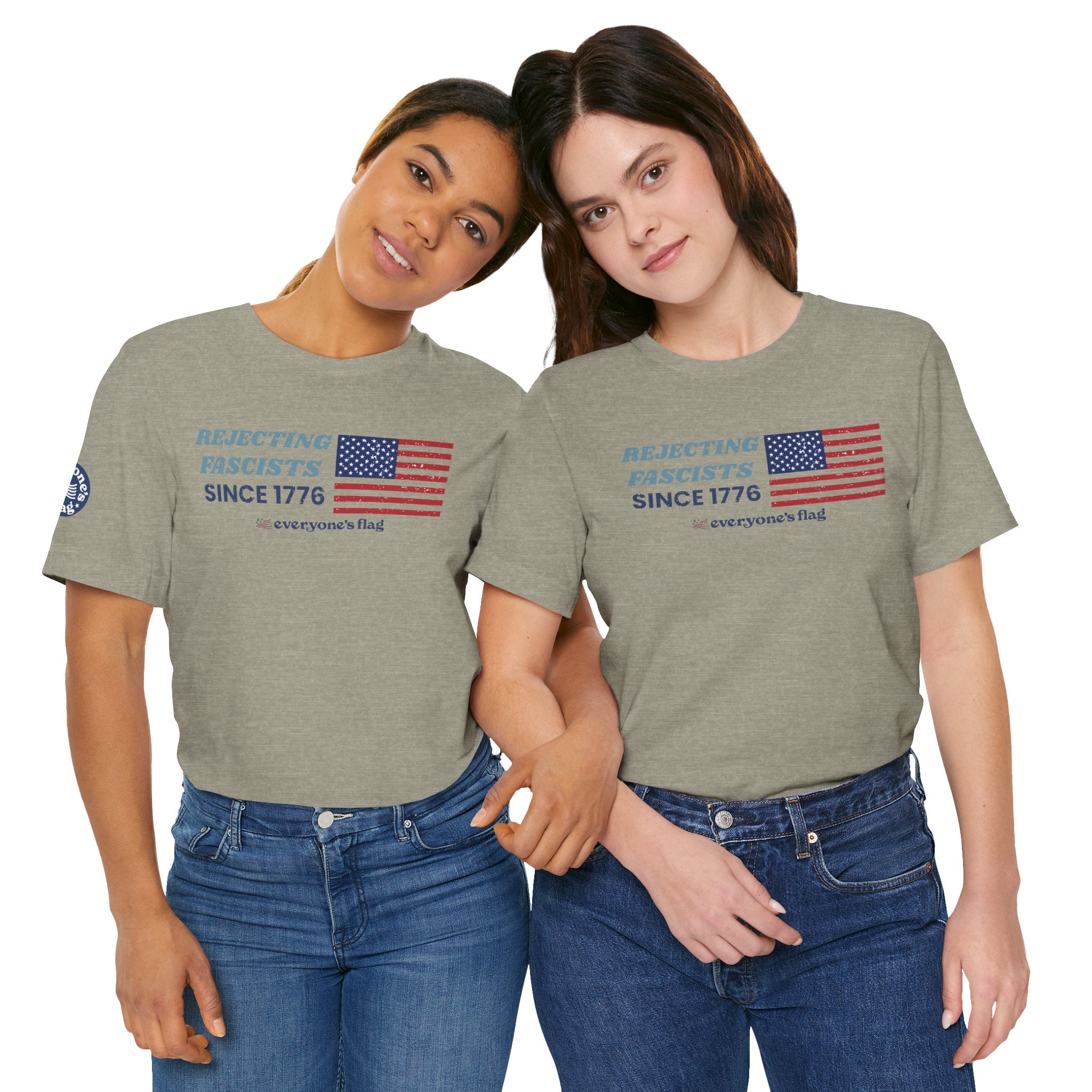 Rejecting Fascists 250 Years - Unisex Short Sleeve Tee