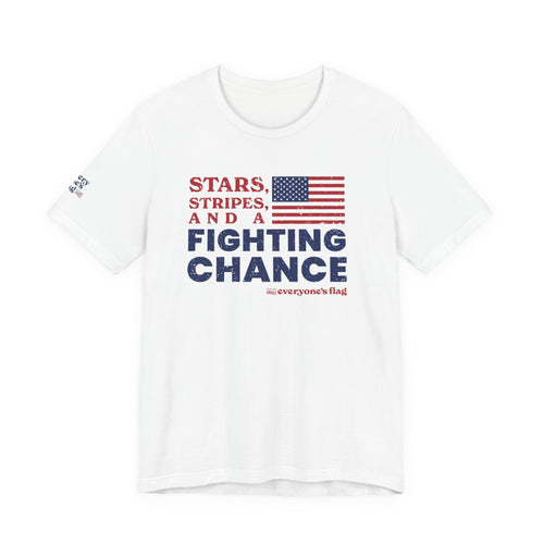 Fighting Chance Unisex Jersey Short Sleeve Tee - White