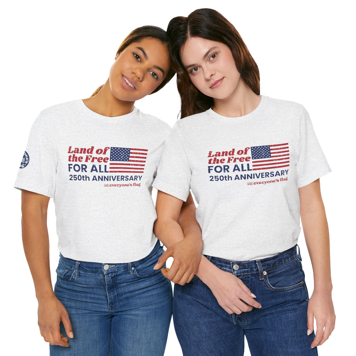 Land of the Free 250 Years Cotton Tee