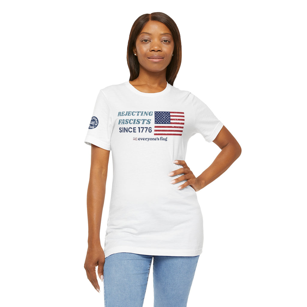 Rejecting Fascists 250 Years - Unisex Short Sleeve Tee