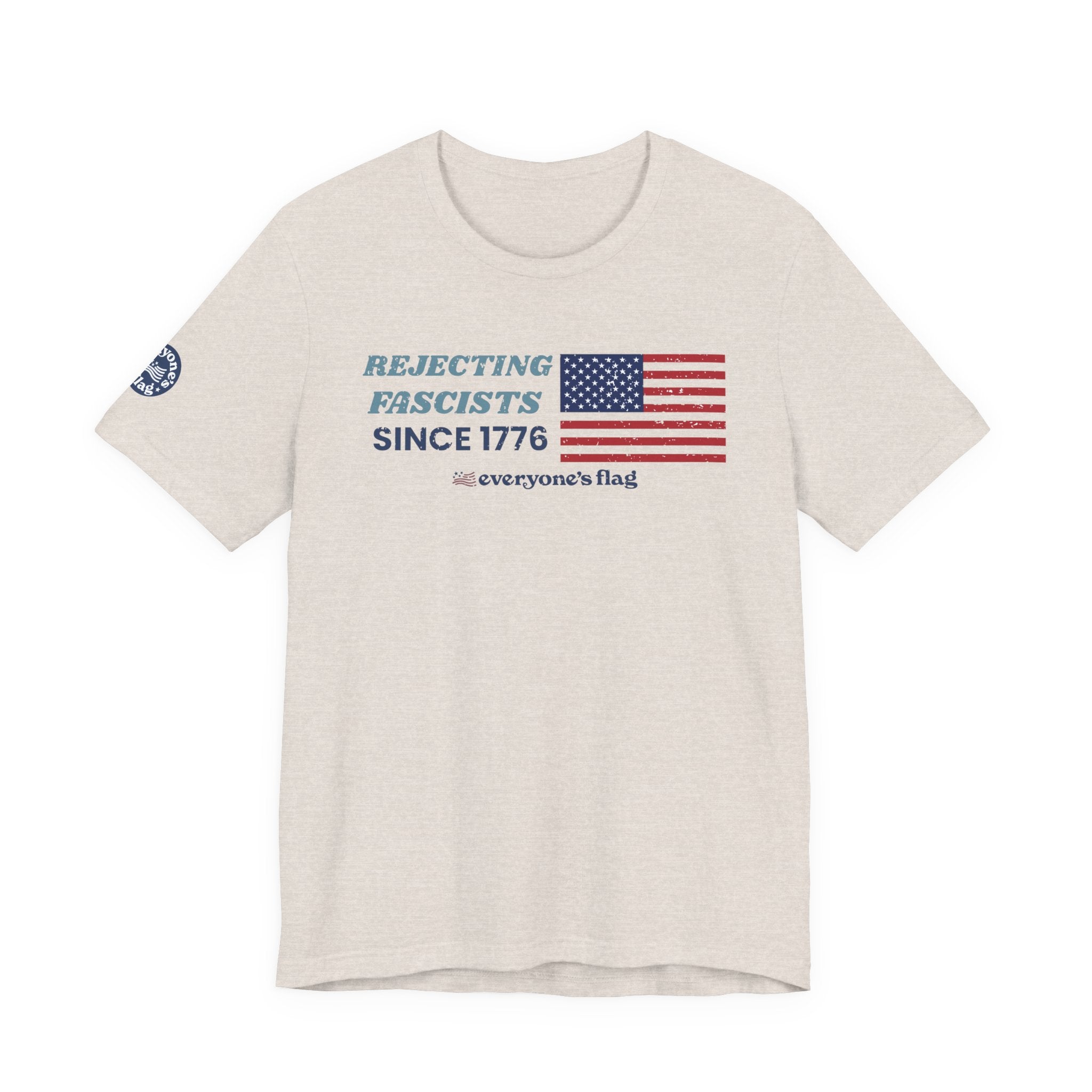 Rejecting Fascists 250 Years - Unisex Short Sleeve Tee