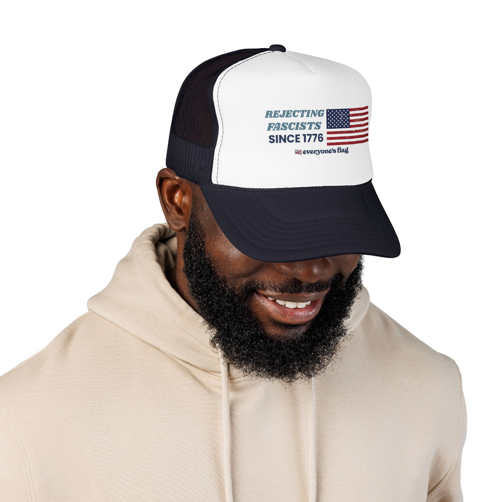 Resisting Fascists 250 yrs. Trucker Hat - Colors w/ white front