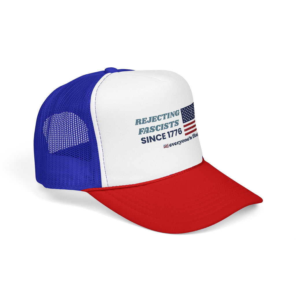 Resisting Fascists 250 yrs. Trucker Hat - Colors w/ white front