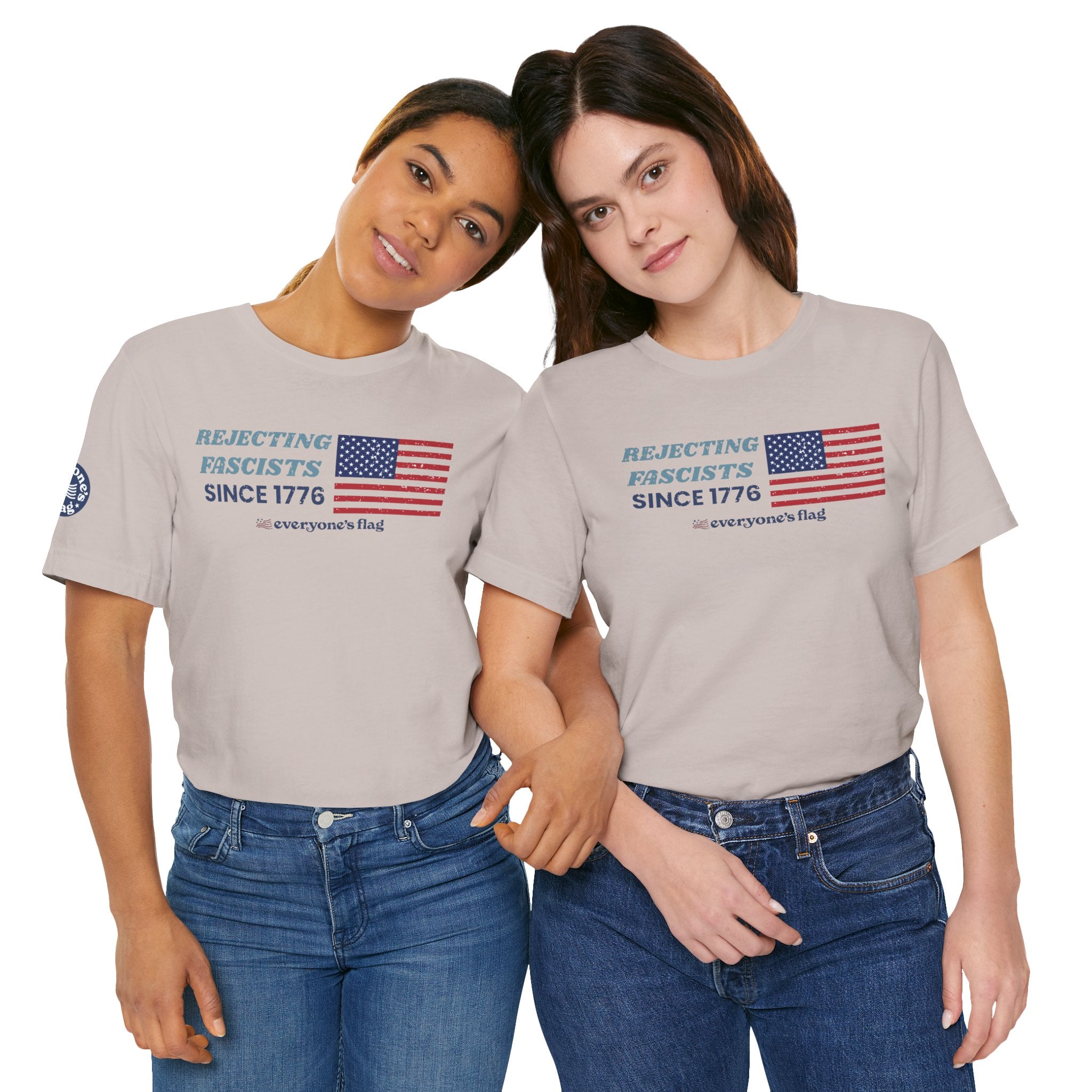 Rejecting Fascists 250 Years - Unisex Short Sleeve Tee