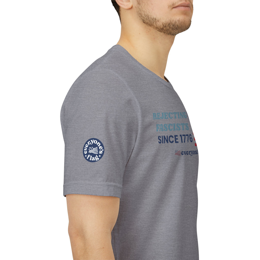 Rejecting Fascists 250 Years - Unisex Short Sleeve Tee