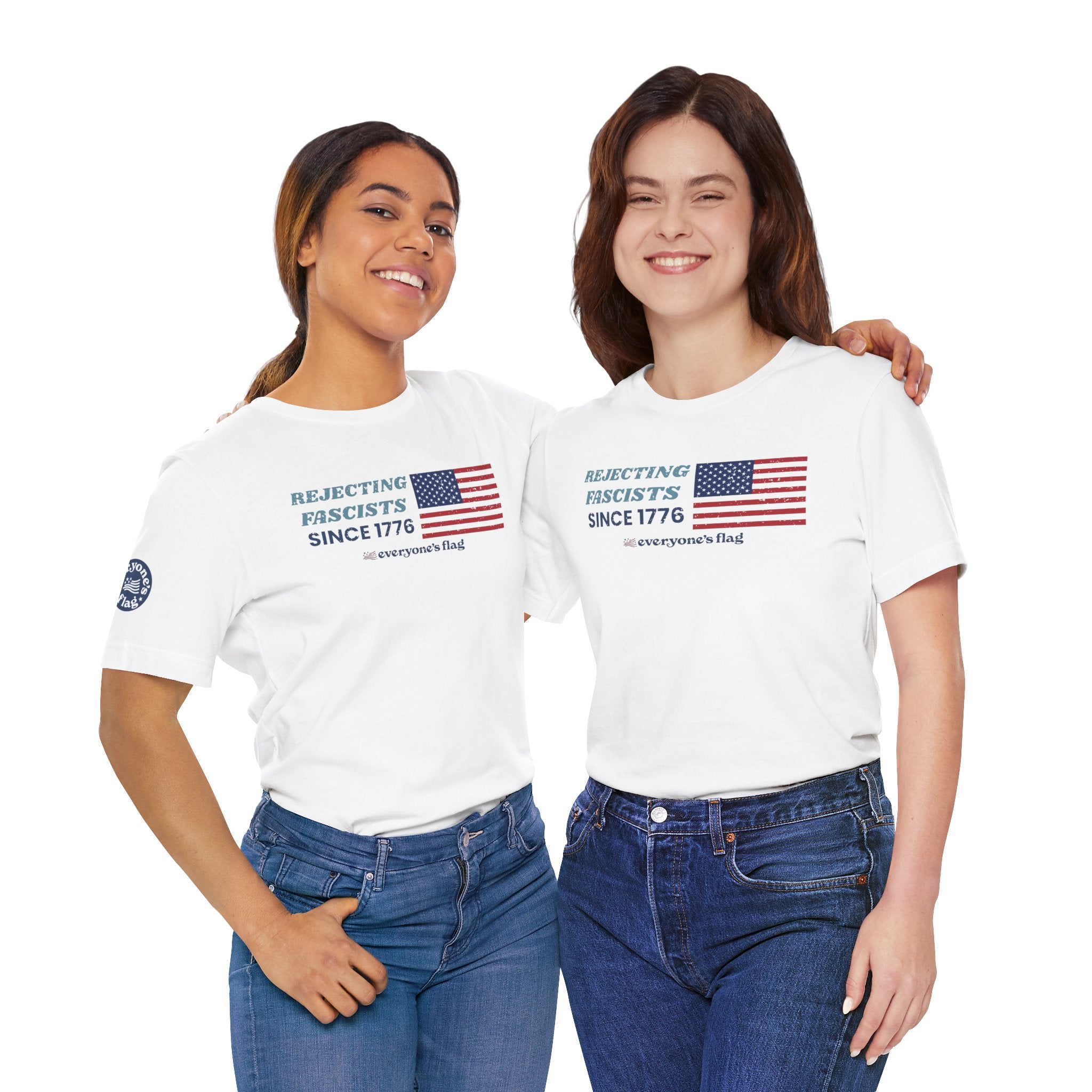 Rejecting Fascists 250 Years - Unisex Short Sleeve Tee