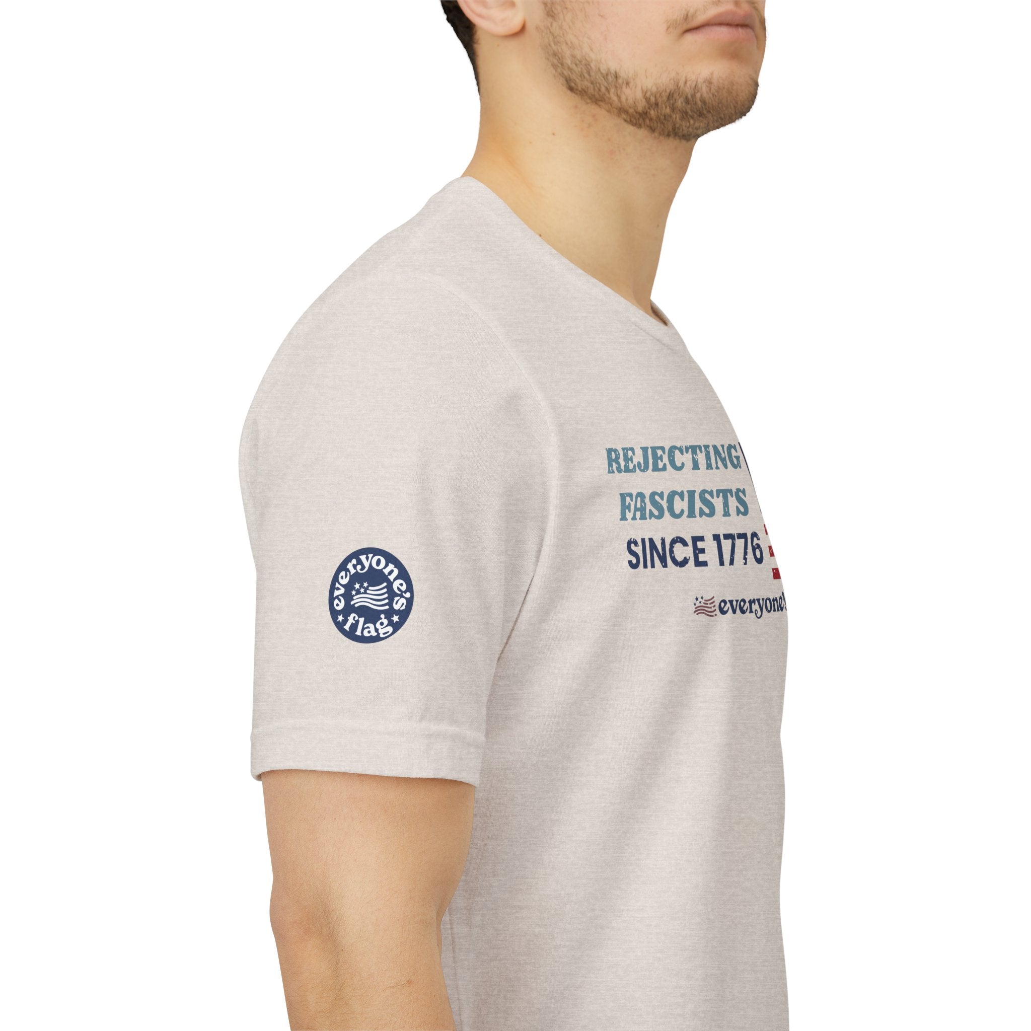 Rejecting Fascists 250 Years - Unisex Short Sleeve Tee