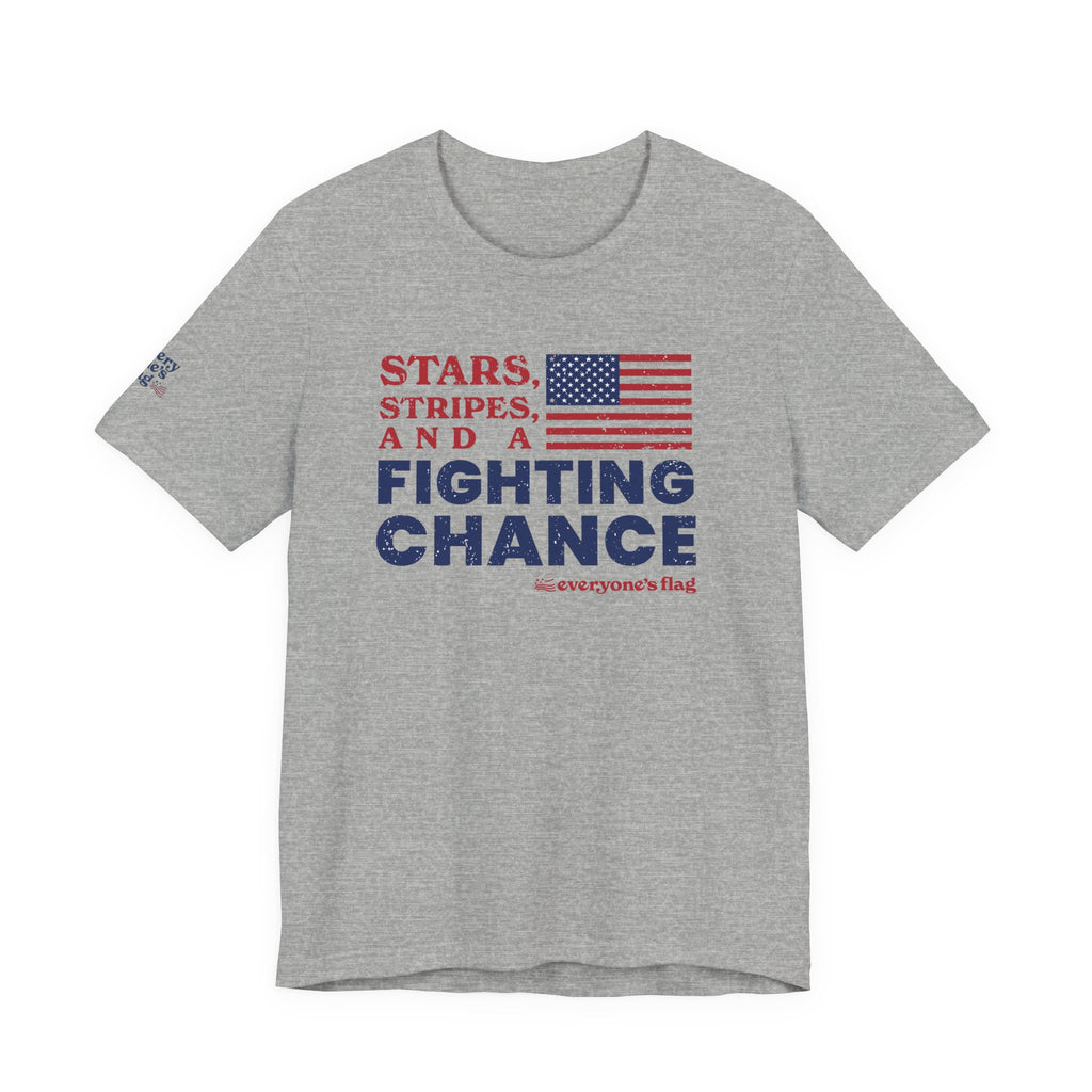 Fighting Chance Unisex Jersey Short Sleeve Tee - White