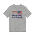 Fighting Chance Unisex Jersey Short Sleeve Tee - White