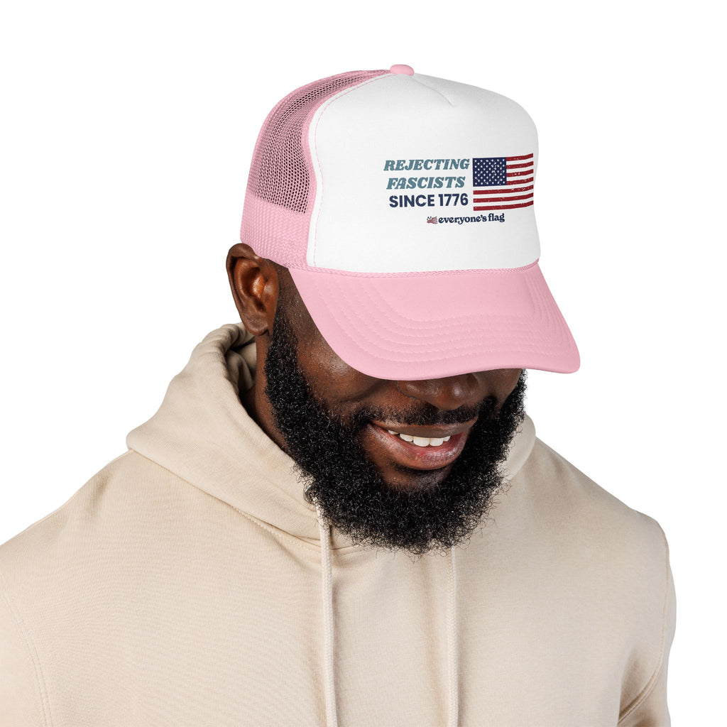 Resisting Fascists 250 yrs. Trucker Hat - Colors w/ white front
