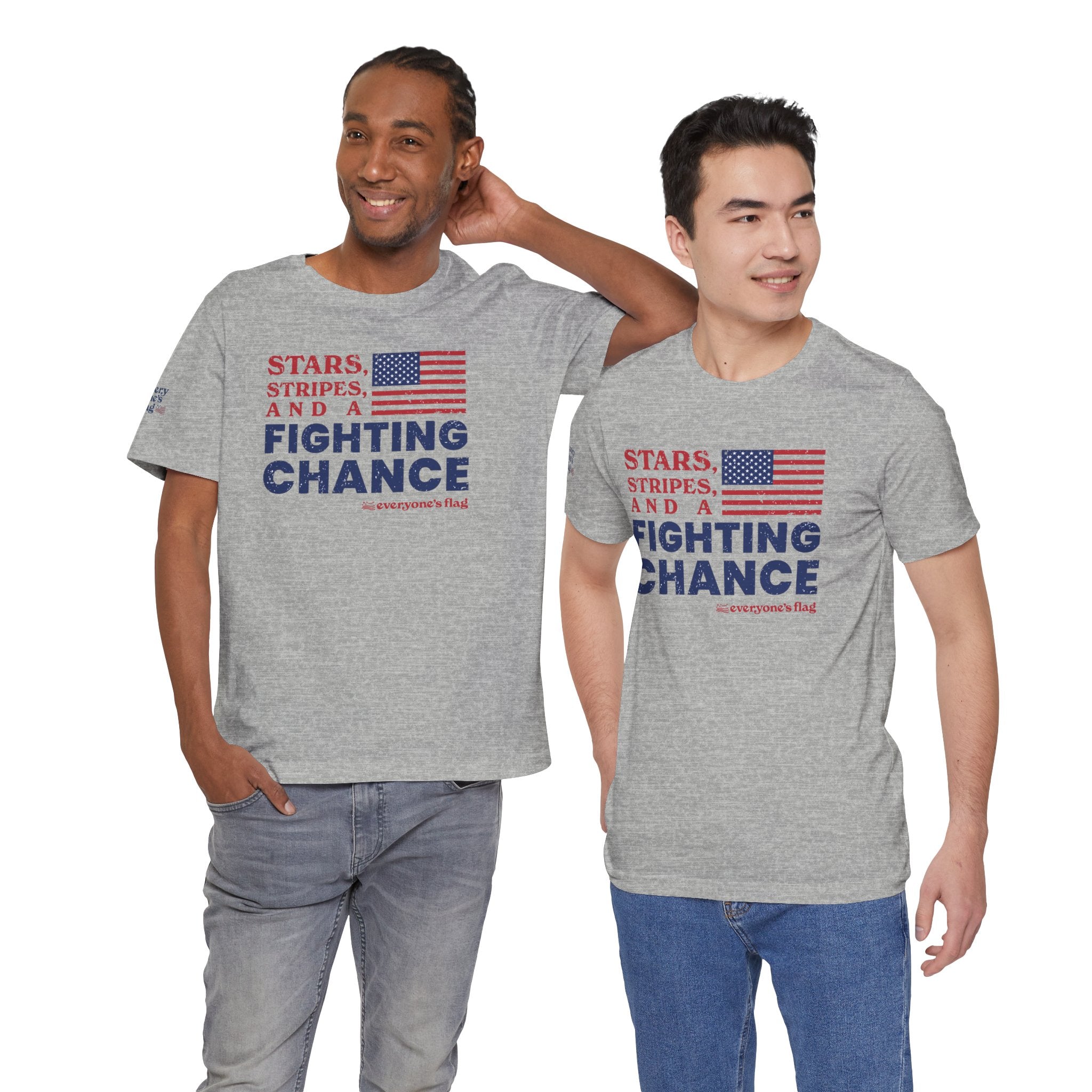Fighting Chance Unisex Jersey Short Sleeve Tee - White