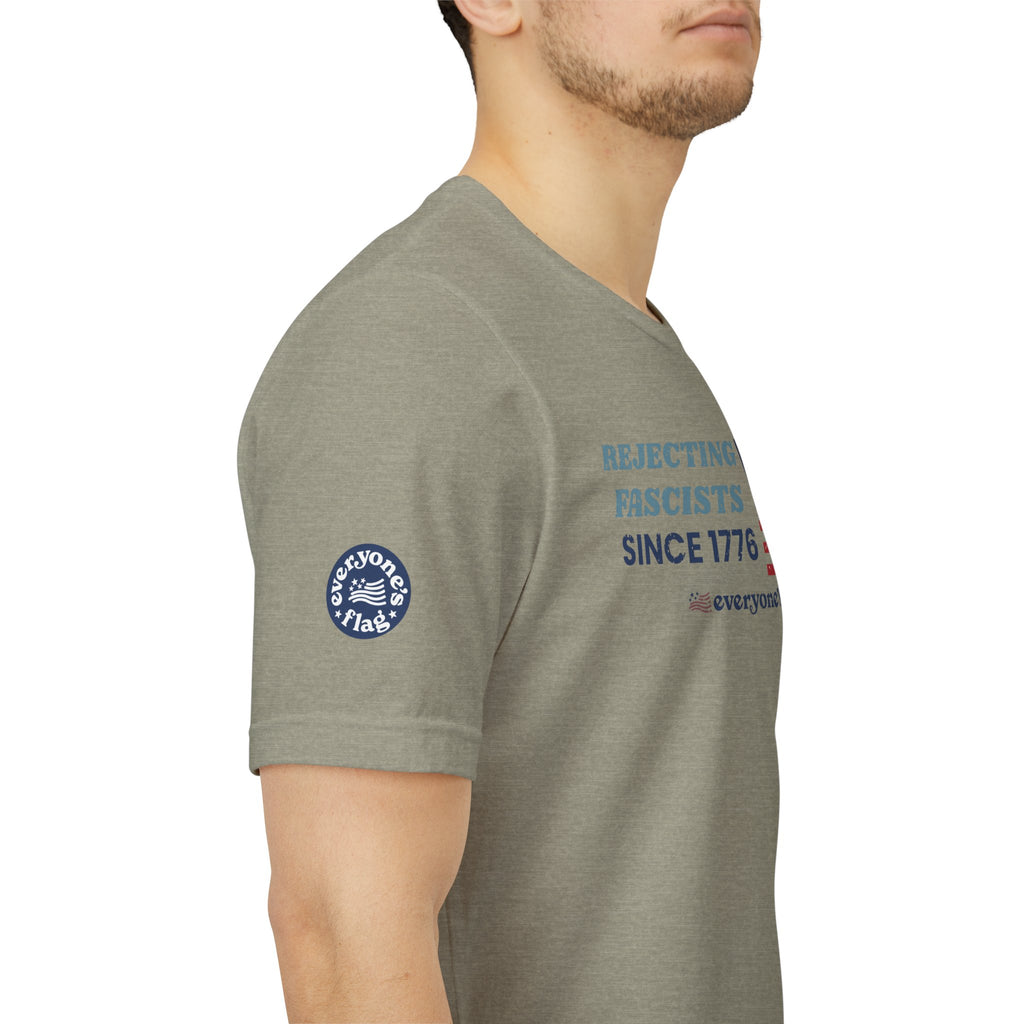 Rejecting Fascists 250 Years - Unisex Short Sleeve Tee