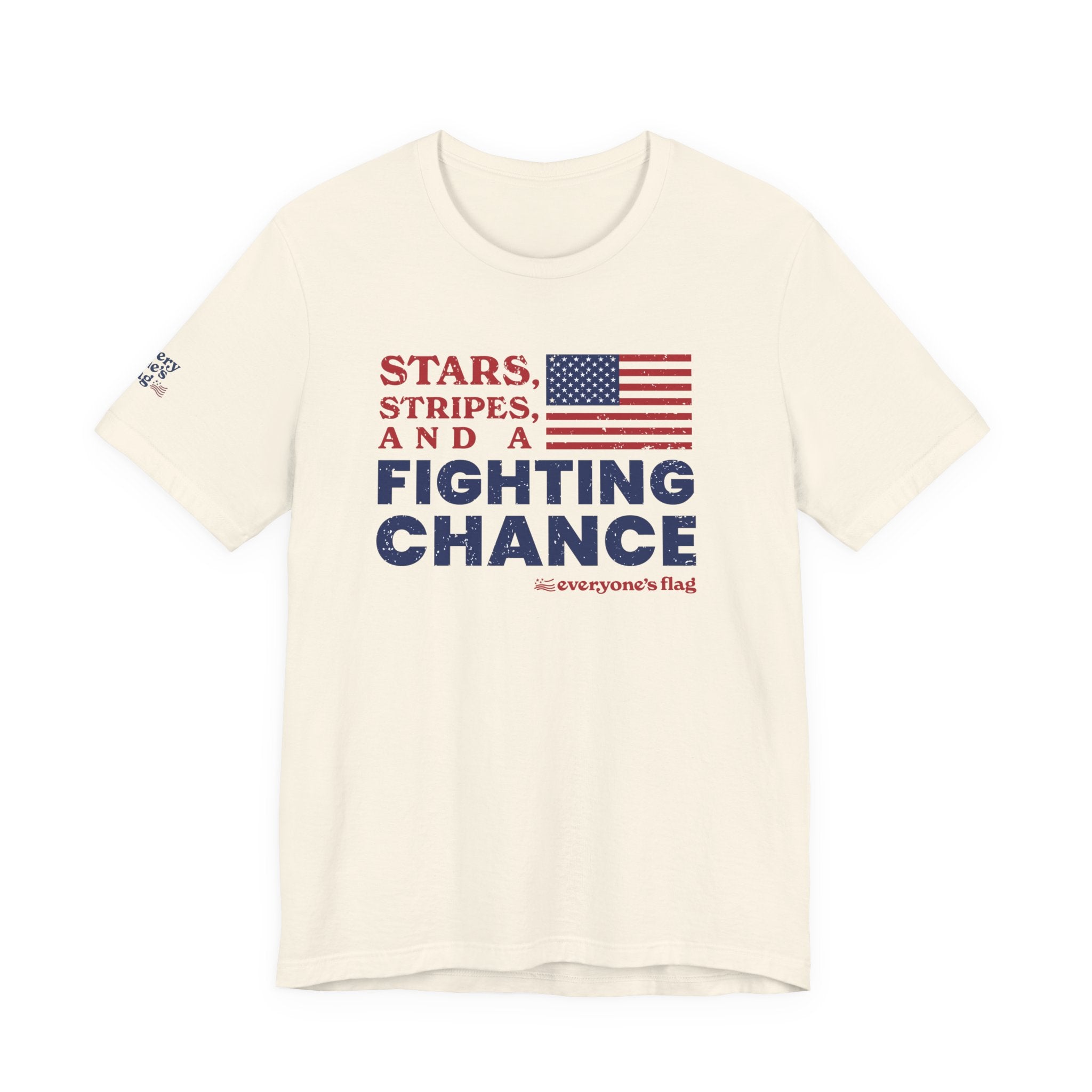 Fighting Chance Unisex Jersey Short Sleeve Tee - White