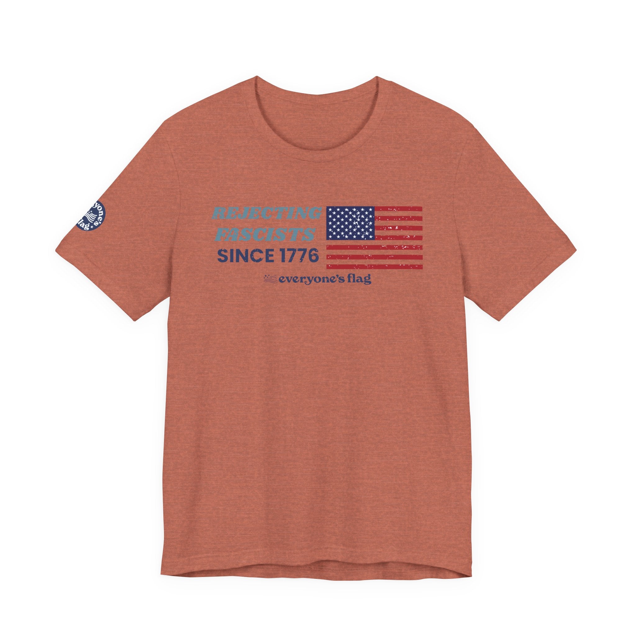 Rejecting Fascists 250 Years - Unisex Short Sleeve Tee