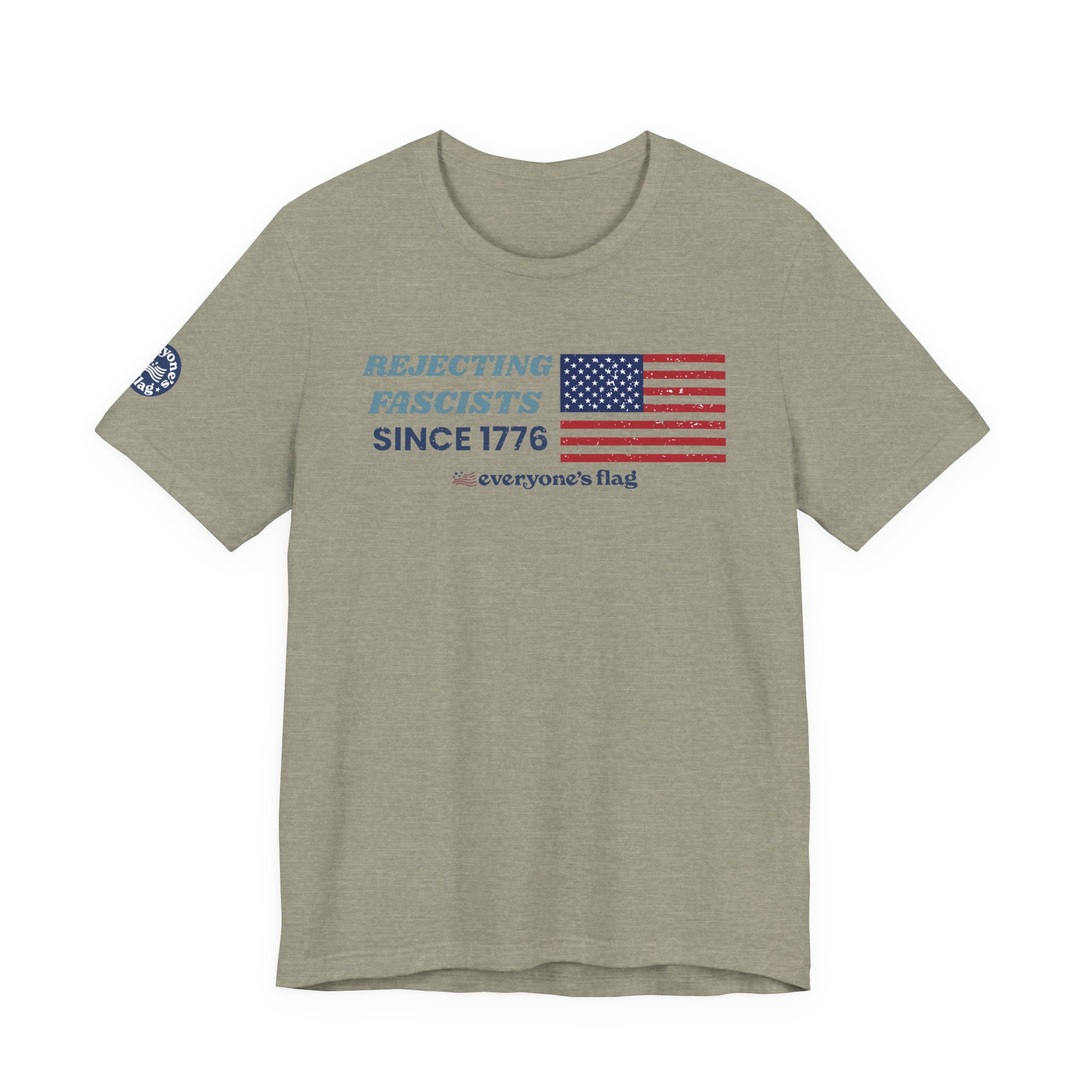 Rejecting Fascists 250 Years - Unisex Short Sleeve Tee